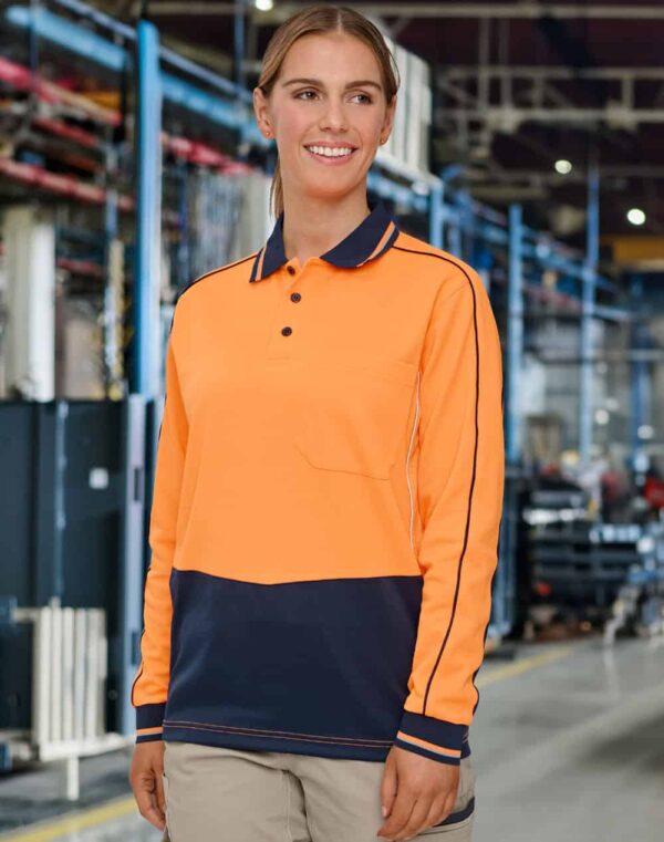 Hi-Vis Sustainable Cool-Breeze Safety Polo SH-SW90 - Image 2