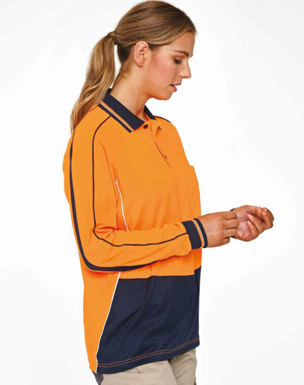 Hi-Vis Sustainable Cool-Breeze Safety Polo SH-SW90 - Image 5