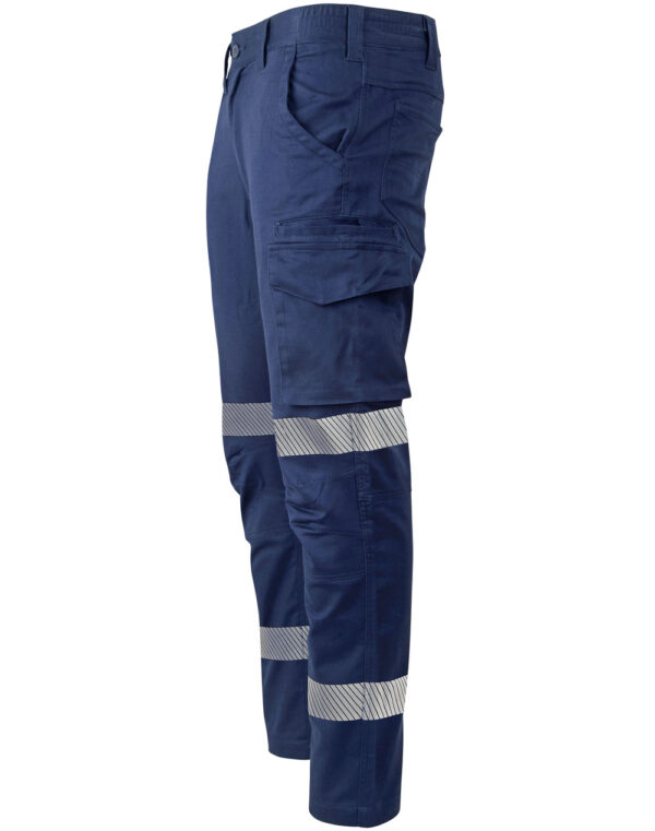 Unisex Cotton Stretch Rip-Stop Work Pants With Segmented Tape SH-WP26HV - Image 8