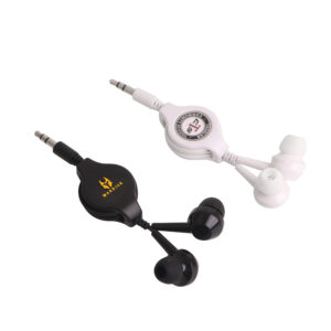 Retractable Earbuds Headset. PC-PCT195