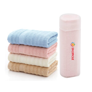 Bamboo Fiber Towel With Tube. PC-PCHT005