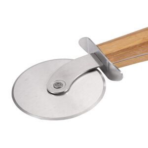 Pizza Cutter Wheel with Hand Carved Wooden Handle. PC-PCH329