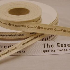 Cotton Herringbone Ribbon. APR-CHR