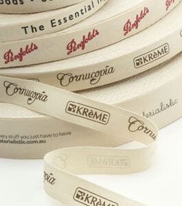 Flat cotton ribbon. APR-FCR