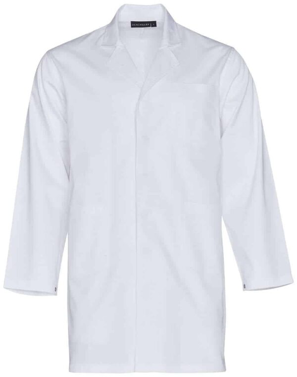 BENCHMARK - Unisex Long Sleeve Lab Coat SH-M7632 - Image 3