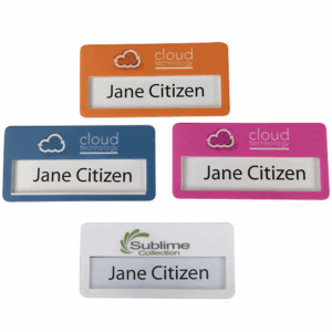 DIY Full Colour Digital Print Name Tag. E-NCH208U