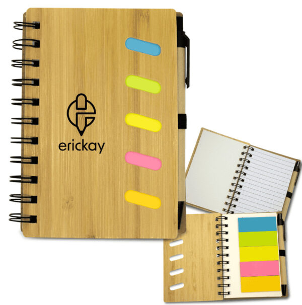 Bamboo Notebook with Pen    H-JT125
