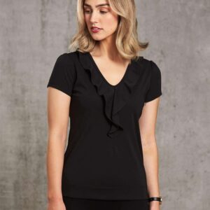 Women's Ruffle Front Blouse SH-M8820